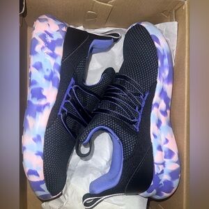 Adidas Black and Purple Sneakers